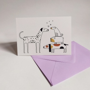 Felicitare Love dogs - Img 2