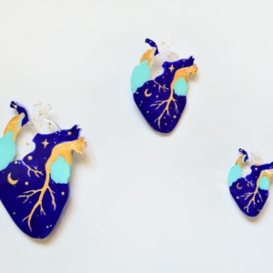 Broșă Starry heart - Img 3