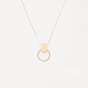 Colier Plattitude combo small auriu