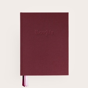 Jurnal Thoughts burgundy