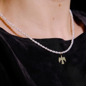 Colier Bird perle - Img 2