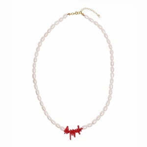 Colier Perle coral reef