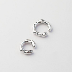 Cuff earing Organic argintiu - Img 4