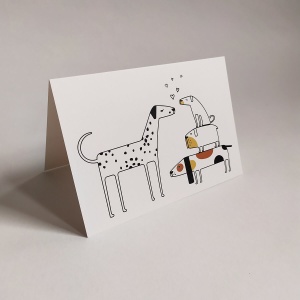 Felicitare Love dogs - Img 3