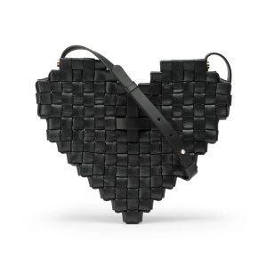 Geantă Pixel heart black