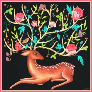 Eșarfă Dreaming with the deer