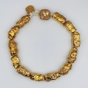 Colier Golden nuggets