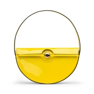 Geantă Celest midi liquid yellow