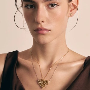 Colier Heartlace silver - Img 2