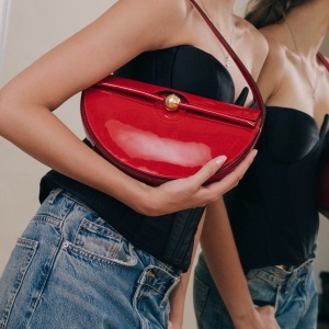 Geanta Celest midi liquid red - Img 2