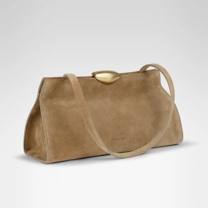 Geantă Noa soft beige suede - Img 2