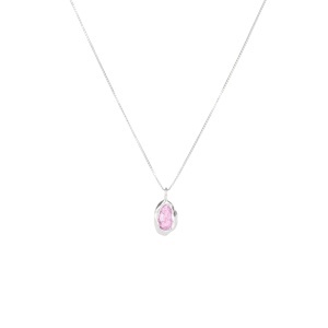 Colier Ruby silver