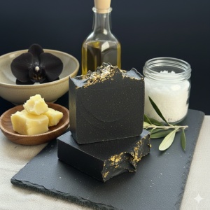 Sapun Artizanal cu Black Orchid & Carbune Activ