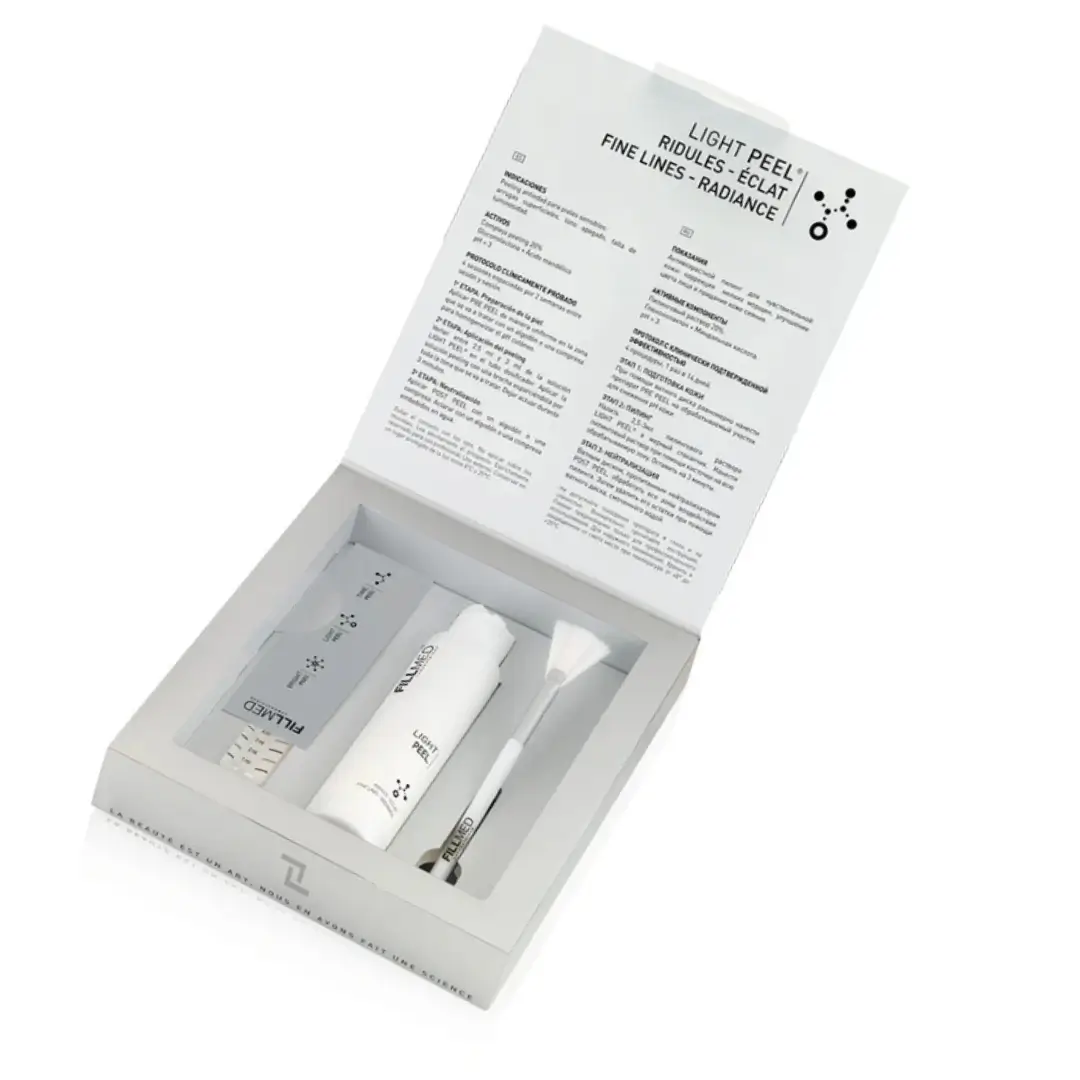Kit profesional Fillmed Skin Perfusion Light Peel pentru luminozitate si linii fine