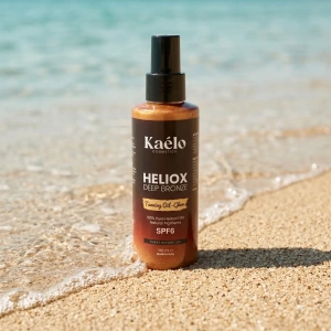 Ulei de Bronzare pentru Bronz Intens și Glow Kaélo HELIOX Deep Bronze, SPF 6, 150ml - Img 4