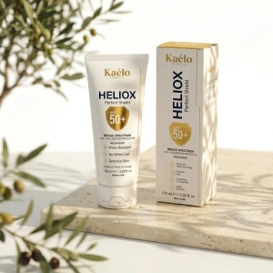 Cremă Protecție Solară Corp & Față , Broad Spectrum UVA/UVB 100 ml - Kaélo HELIOX Perfect Shield SPF 50+