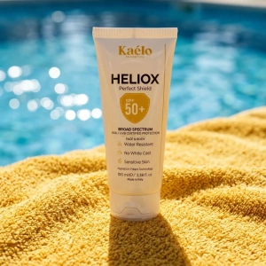 Cremă Protecție Solară Corp & Față , Broad Spectrum UVA/UVB 100 ml - Kaélo HELIOX Perfect Shield SPF 50+ - Img 6