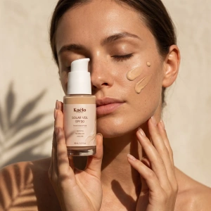 Crema solara minerala nunatata SPF30 - Solar Vail 30 ml - Img 6