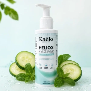 Loțiune After-Sun cu Castravete & Mentă, Efect Răcoritor și Hidratare, 150 ml – Kaélo HELIOX Recover