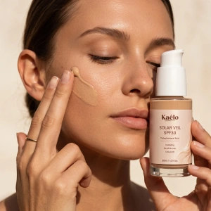 Crema solara minerala nunatata SPF30 - Solar Vail 30 ml - Img 3