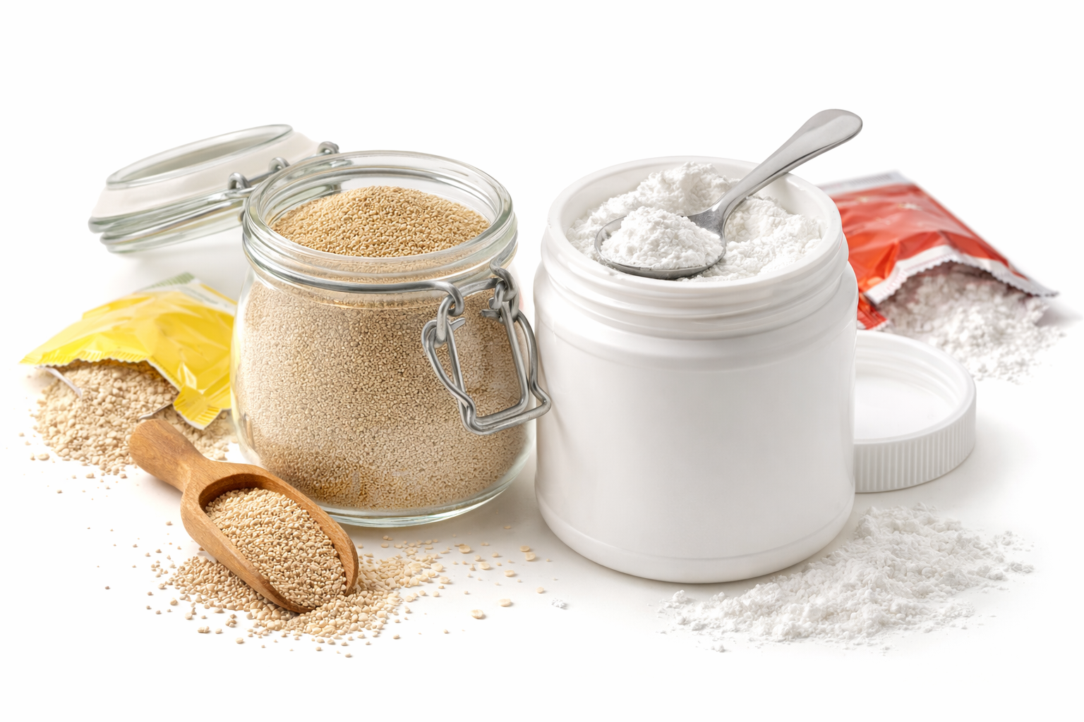 Drojdie si Praf de copt Fara Gluten