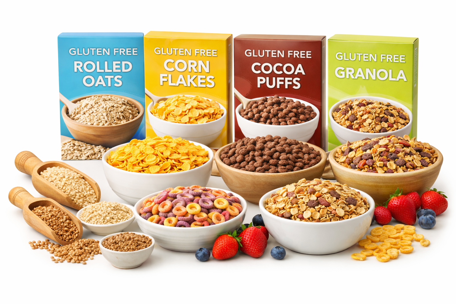 Fulgi de cereale si Mic Dejun fara Gluten