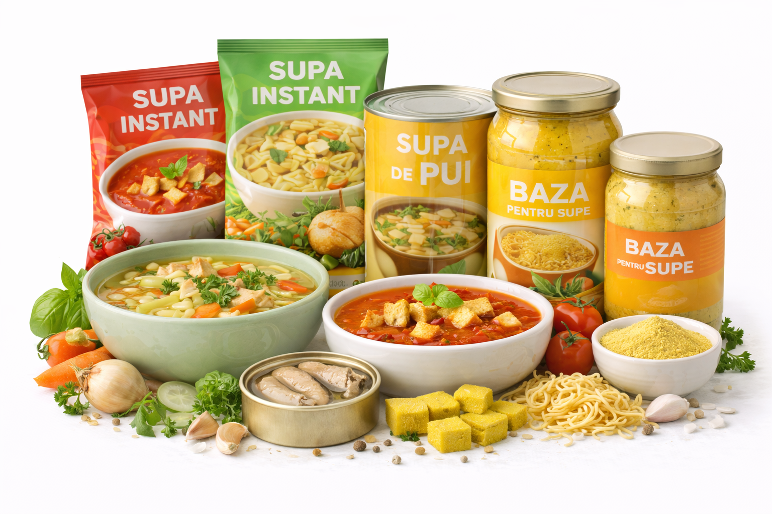 Supe si baze fara Gluten
