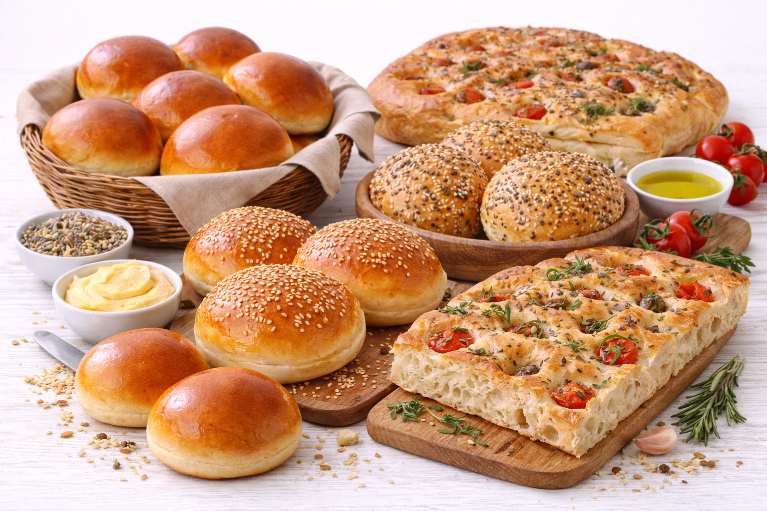 Chifle si Focaccia fara Gluten