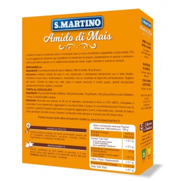 Amidon de porumb fara gluten, vegan, S.Matino 180g - Img 2