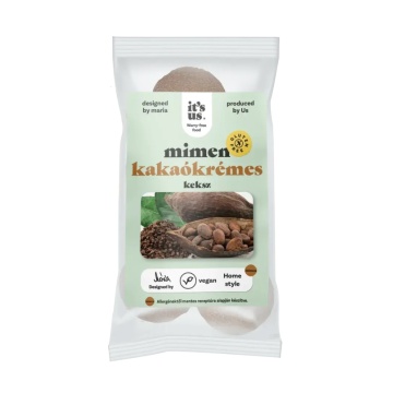Biscuiti umpluti cu crema de CACAO (fara gluten, vegani) 150g - It's us Mimen