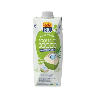 ECO Apa de cocos, fara gluten, Isola Bio 500ml - Img 2