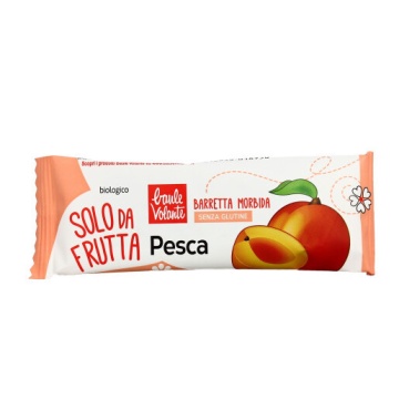 ECO Baton de piersica, moale, Solo da Frutta, fara gluten, Baule Volante 30g