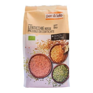 ECO Linte rosie decorticata, fara gluten, Fior di Loto 400g - Img 4