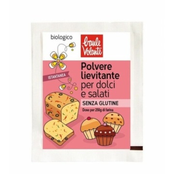 ECO Praf de copt pentru preparate dulci si sarate (2 plicuri x 9g), fara gluten, Baule Volante 18g