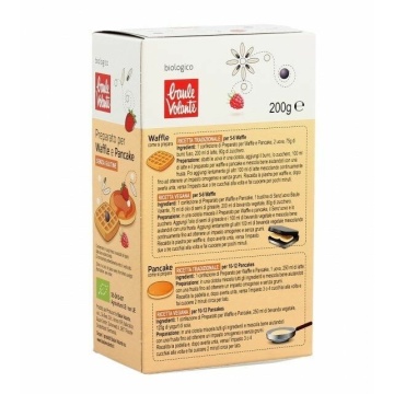 ECO Preparat pentru vafe si clatite, fara gluten, Baule Volante 200g - Img 2