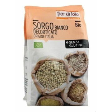 ECO Sorg alb decorticat, fara gluten, Fior di Loto 400g