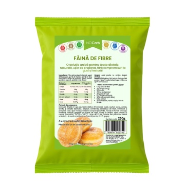 Faina Mix de Fibre fara carbohidrati (fara lactoza, fara gluten) 250g - NoCarb