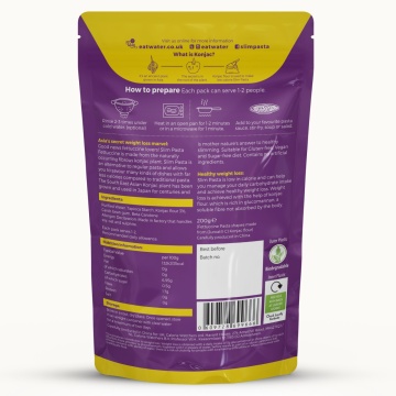 Fettucini din konjac fara clatire 200g (vegan, low carb, fara gluten) - Slim Pasta - Img 2