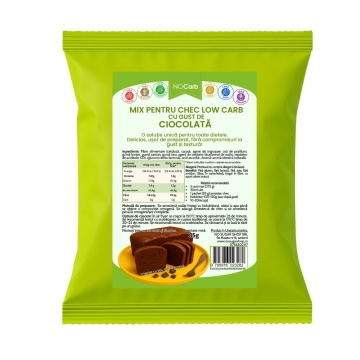 Mix pentru chec cu aroma de CIOCOLATA (lowcarb, fara zahar, fara gluten, keto) 85g - NoCarb