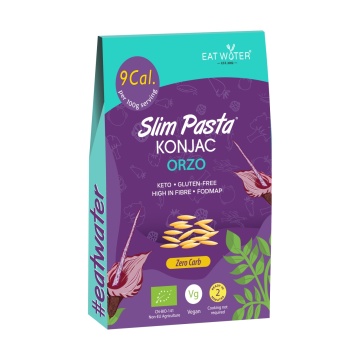 Orzo din faina de konjac BIO 270g (vegan, fara carbohidrati, fara gluten, keto) - Slim Pasta