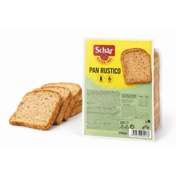 Paine feliata cu cereale (fara gluten, fara lactoza) Pan Rustico 250g - Schar