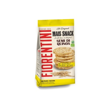 Snack ECO din porumb cu Quinoa (fara zahar, fara gluten, vegan) 50g - Fiorentini