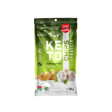 Chipsuri din sorici KETO cu usturoi (fara zahar, fara gluten, fara lactoza) 30g - Pannonia