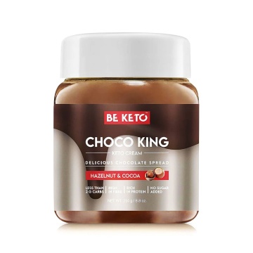 Crema tartinabila KETO Alune si Cacao (fara zahar, low carb) 250G - BE KETO