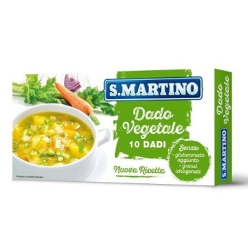 Cuburi vegetale pentru supa, fara glutamat, fara gluten (10 cuburi) S.Martino, 110g - Img 2
