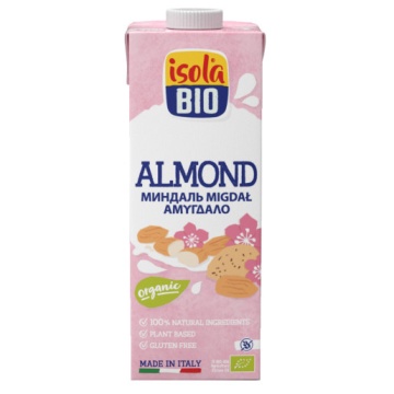 ECO Bautura din migdale, fara gluten, Isola Bio 1L