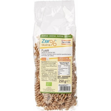 ECO Paste Fusilli din ovaz, fara gluten, Fior di Loto 250g