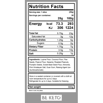 Mix pentru paine Keto (fara zahar, fara gluten) 300g - BE KETO - Img 4