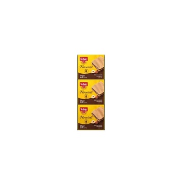 Napolitane cu crema de alune de padure Noccioli (fara gluten) 63g - Schar