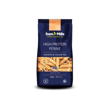 Penne High Protein din naut si mazare galbena (fara gluten) 250g - SamMills